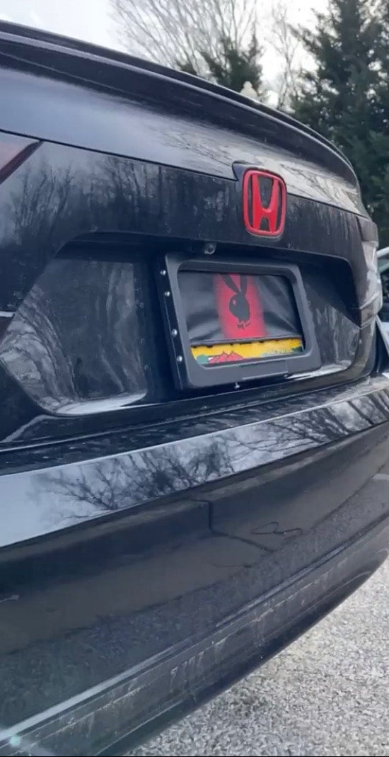 Hideaway deals license plate